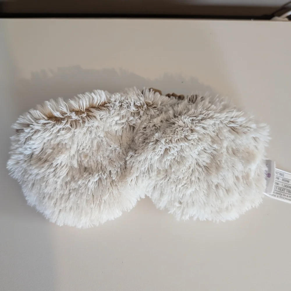 Warmies Marshmallow Brown Eye Mask